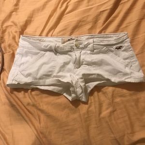 Hollister Co. white shorts